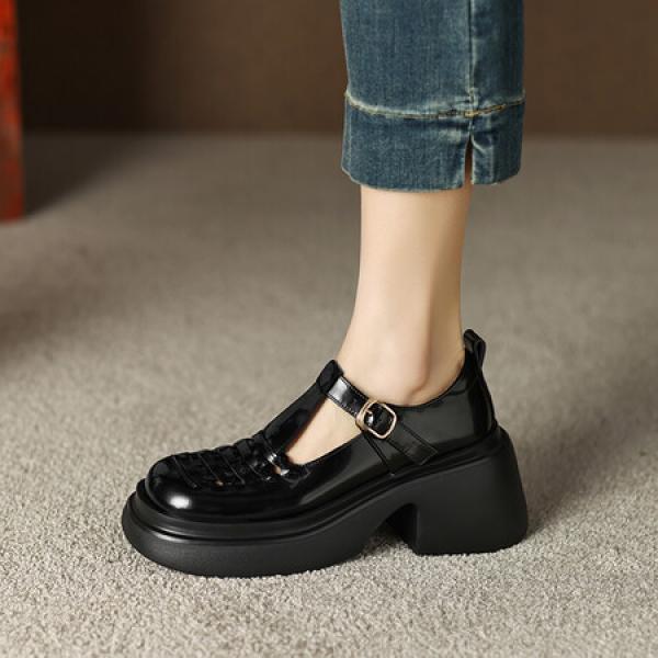 Exquisite Handcrafted Leather Shoes for Elegant Women(Eoct20161002C938-8)