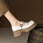 Elegant Handcrafted Leather Women's Shoes: Luxurious Quality Craftsmanship(Eoct20161002M530-11)