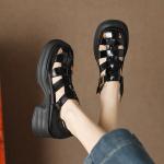 Handcrafted Luxury Leather Women's Shoes - Elegance Redefined(Eoct20161002M530-12)