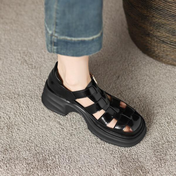 Handcrafted Luxury Leather Women's Shoes - Elegance Redefined(Eoct20161002M530-12)