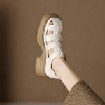 Handcrafted Luxury Leather Women's Shoes - Elegance Redefined(Eoct20161002M530-12)