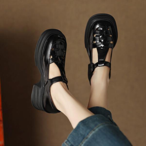 Handcrafted Luxury Leather Women's Shoes - Elegance Redefined(Eoct20161002M530-9)