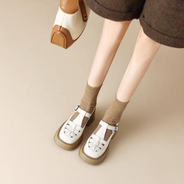 Handcrafted Genuine Leather Women's Shoes: Elegant Luxury(Eoct20161002C530-9)