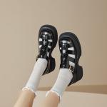 Elegant Handcrafted Leather Women's Shoes - Luxury Artisan Quality(Eoct20161002C530-12)