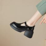 Handcrafted Luxury Leather Women's Shoes - Elegant Craftsmanship(Eoct20161002M938-8)