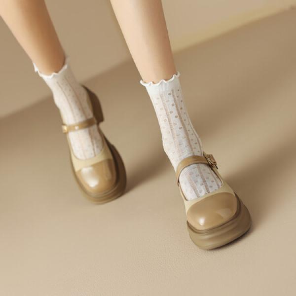 Handcrafted Genuine Leather Women's Shoes: Elegant Luxury(Eoct20161002M530-17)