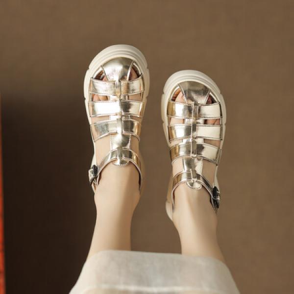 Handcrafted Genuine Leather Women's Luxury Shoes(Eoct20161002M227-7)