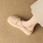 Handcrafted Luxury Leather Women's Footwear(Eoct20161002M9937-3)