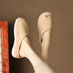 Handcrafted Luxury Leather Women's Footwear(Eoct20161002M9937-3)