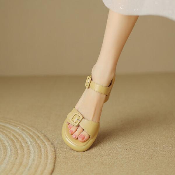 Handcrafted Genuine Leather Women's Shoes: Elegance Redefined(Eoct20161002M008-3)