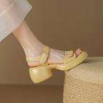 Handcrafted Genuine Leather Women's Shoes - Luxurious Elegance(Eoct20161002M001-1)