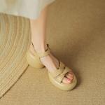 Handcrafted Leather Luxury Women's Shoes - Timeless Elegance(Eoct20161002M001-7)