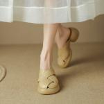 Handcrafted Leather Women's Shoes: Luxurious Elegance(Eoct20161002M001-8)