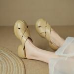 Handcrafted Leather Women's Shoes: Luxurious Elegance(Eoct20161002M001-8)