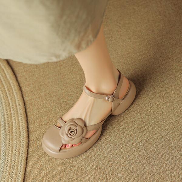 Exquisite Handmade Leather Women's Shoes - Elegant Luxury(Eoct20161002M002-1)