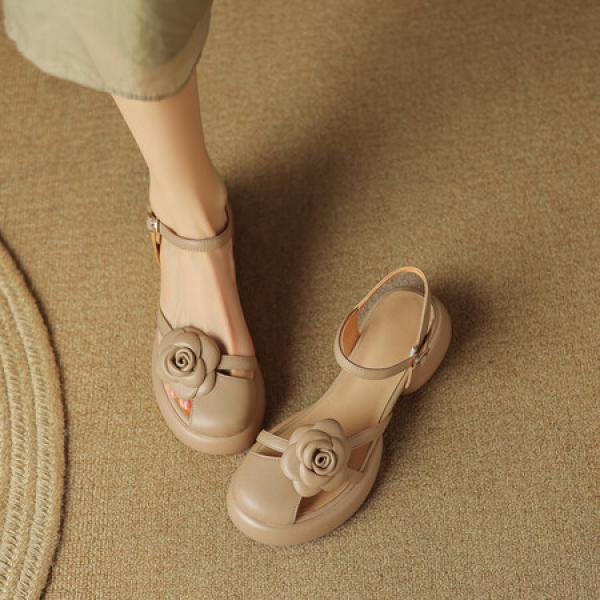 Exquisite Handmade Leather Women's Shoes - Elegant Luxury(Eoct20161002M002-1)