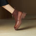 Handcrafted Leather Women's Shoes: Elegance Redefined(Eoct20161002D1109-7)