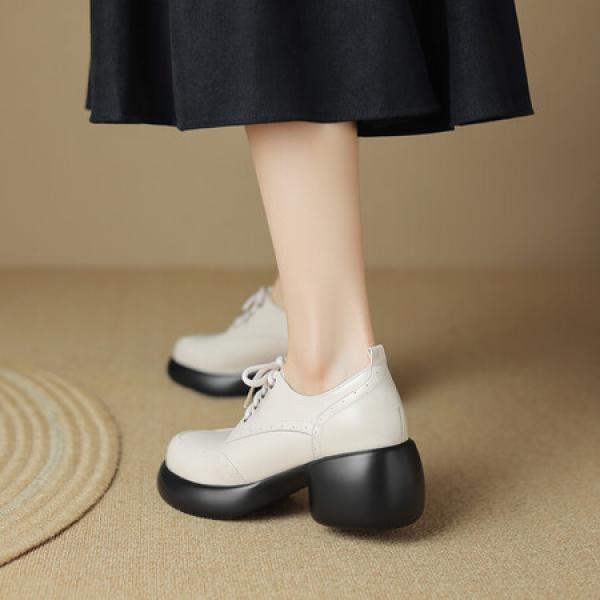 Handcrafted Luxury Leather Women's Shoes - Elegant Craftsmanship(Eoct20161002M001-9)