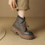 Luxury Handmade Leather Women's Shoes of Exquisite Craftsmanship(Eoct20161002M2169-15)