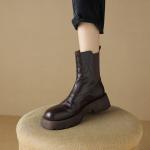 Handcrafted Luxury Leather Women's Shoes with Elegance(Eoct20161002M1109-19)