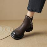 Handcrafted Genuine Leather Women’s Shoes - Luxurious Elegance(Eoct20161002M3009-9)