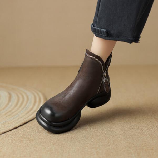 Handcrafted Genuine Leather Women’s Shoes - Luxurious Elegance(Eoct20161002M3009-9)