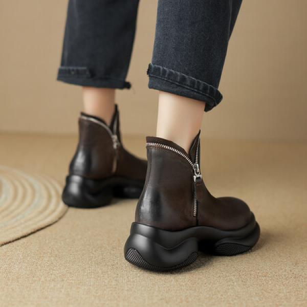 Handcrafted Genuine Leather Women’s Shoes - Luxurious Elegance(Eoct20161002M3009-9)