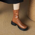 Handcrafted Genuine Leather Women's Shoes: Elegance & Luxury(Eoct20161002M8602-1)