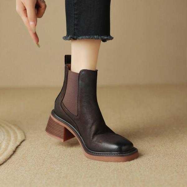 Crafted Elegance: Premium Handmade Leather Shoes(Eoct20161002M2156-19)