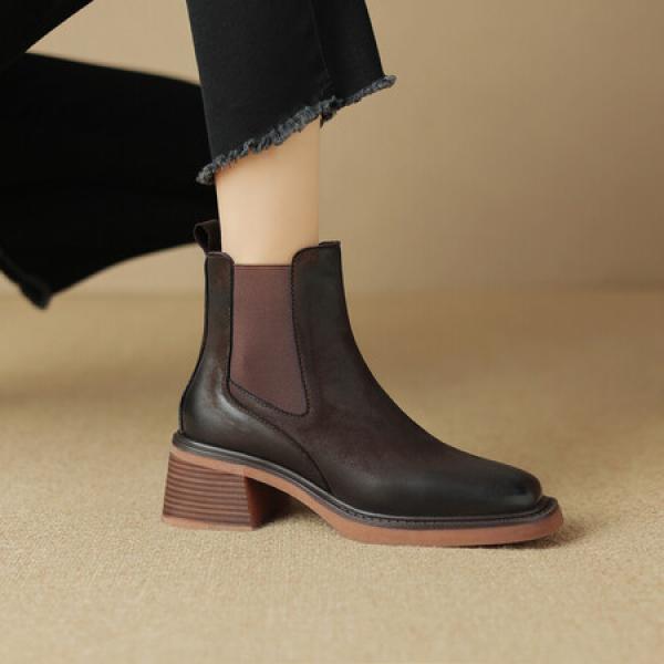 Crafted Elegance: Premium Handmade Leather Shoes(Eoct20161002M2156-19)