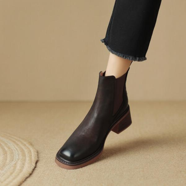 Crafted Elegance: Premium Handmade Leather Shoes(Eoct20161002M2156-19)