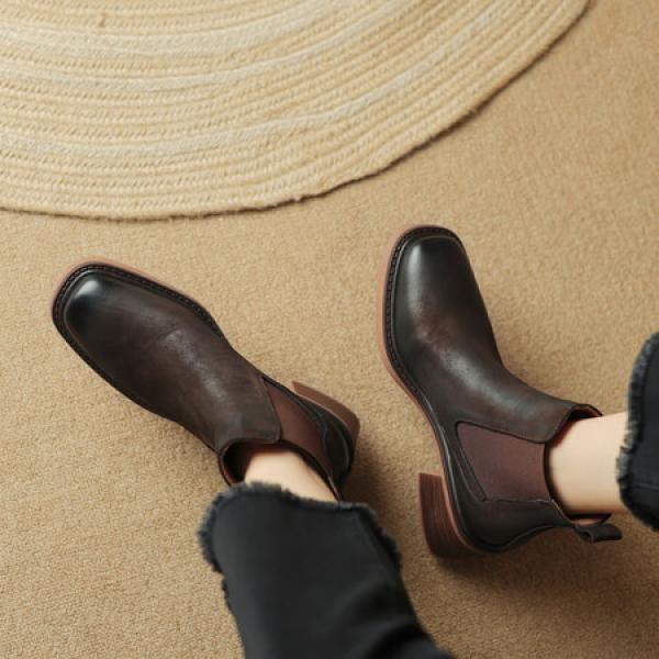 Crafted Elegance: Premium Handmade Leather Shoes(Eoct20161002M2156-19)