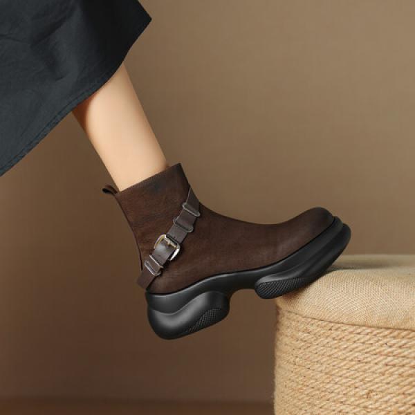 Exquisite Handcrafted Leather Women's Shoes, Elegance Redefined(Eoct20161002M3009-22)