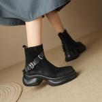 Exquisite Handcrafted Leather Women's Shoes, Elegance Redefined(Eoct20161002M3009-22)