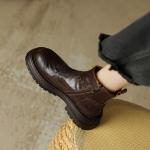 Handmade Leather Women's Shoes: Elegance and Craftsmanship(Eoct20161002M1317-7)