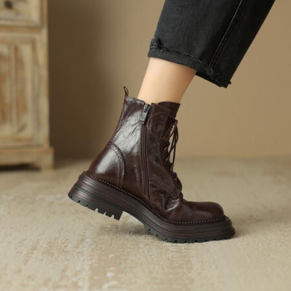 Exquisite Handcrafted Leather Women's Shoes, Elegance Redefined(Eoct20161002M1317-6)