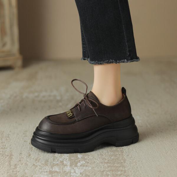 Elegant Handcrafted Leather Women’s Shoes, Luxury Quality(Eoct20161002M6239-2)