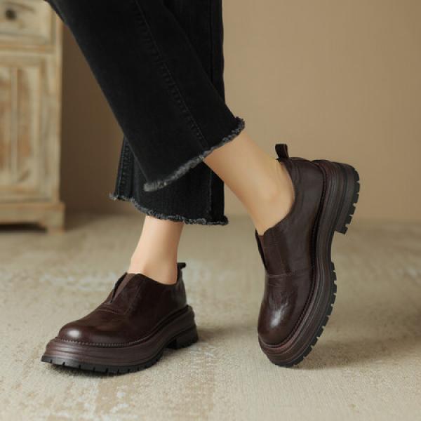 Handcrafted Luxurious Leather Women's Shoes: Elegance Redefined(Eoct20161002M8868-1)