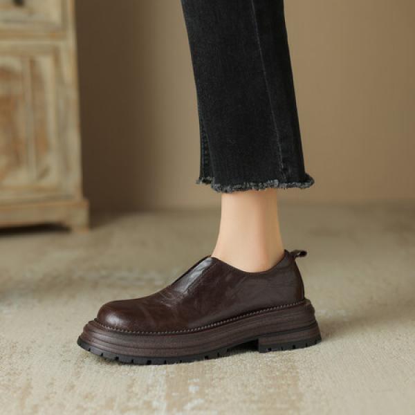 Handcrafted Luxurious Leather Women's Shoes: Elegance Redefined(Eoct20161002M8868-1)