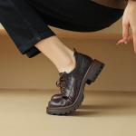 Handcrafted Luxury Leather Women’s Shoes - Elegant Quality Artistry(Eoct20161002M700-1)