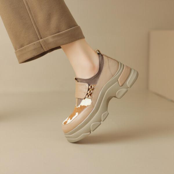 Luxury Handcrafted Leather Women's Shoes, Elegant Quality(Eoct20161002M3220-12)