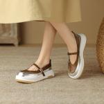 Handcrafted Luxurious Leather Women's Shoes(Eoct20161002M8656-2)