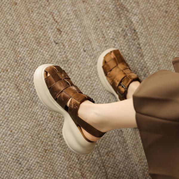 Handcrafted Luxury Leather Women's Shoes(Eoct20161002M2031-1)