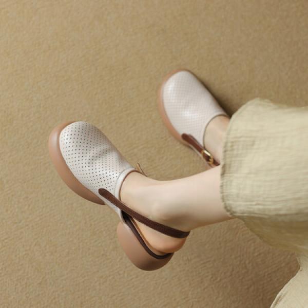 Handcrafted Luxury Leather Women's Shoes: Elegance Redefined(Eoct20161002M002-12)