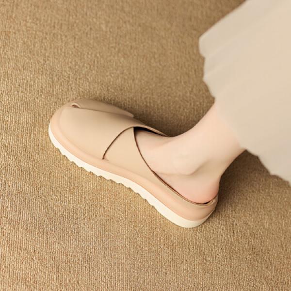 Handcrafted Luxury Leather Women's Footwear(Eoct20161002D9937-3)