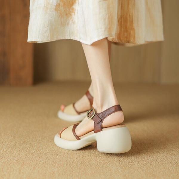 Handcrafted Luxury Leather Women’s Shoes: Elegance Redefined(Eoct20161002M001-18)