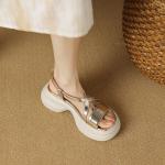 Handcrafted Leather Women's Shoes: Elegant Luxury & Quality(Eoct20161002M2031-6)