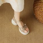 Exquisite Leather Craftsmanship: Elegant Handmade Women's Shoes(Eoct20161002M001-17)