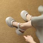 Handcrafted Luxury Leather Women's Shoes with Elegance(Eoct20161002M001-20)