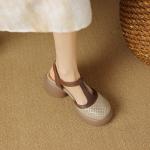 Handcrafted Genuine Leather Women's Shoes - Elegant Luxury(Eoct20161002M001-16)